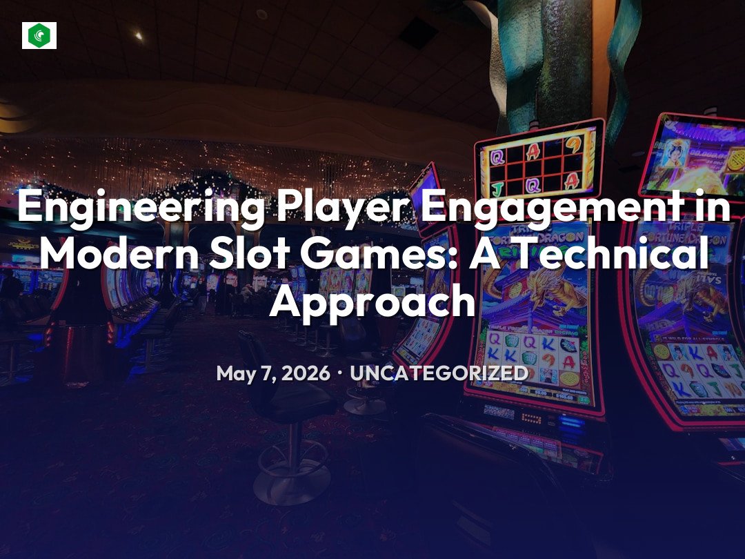 Engineering Player Engagement in Modern Slot Games: A Technical App… – Uncategorized | SYSTEM 14